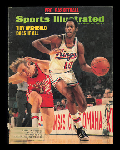 Nate Tiny Archibald Autographed Signed Sports Illustrated Cover Kings 237718