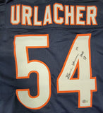 BRIAN URLACHER "HOF" AUTOGRAPHED SIGNED PRO STYLE XL JERSEY w/ BECKETT QR