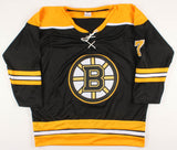 Phil Esposito Signed Bruins Jersey (JSA COA) 1st NHL Player 100 pts in a season