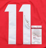 Owen Nolan Signed Team Canada Jersey (JSA COA) 2002 Salt Lake City Olympics