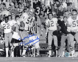 Chuck Howley Autographed 8x10 Photo Cowboys "Best of Luck" Beckett QR #BS12797