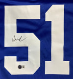 Abdul Carter Signed New York Giants Nike Game Replica Jersey BAS