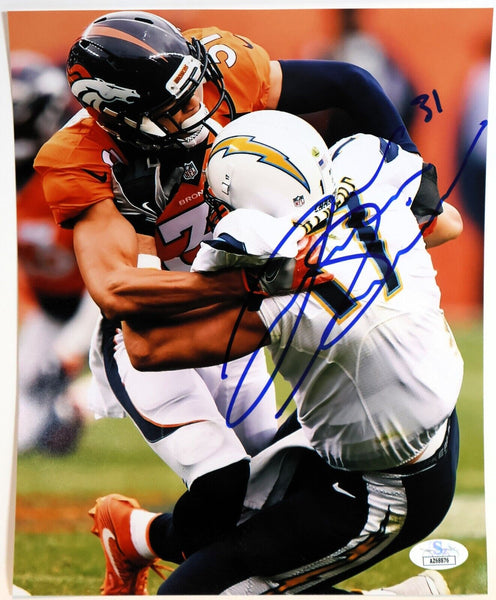 Justin Simmons Autographed 8x10 Photograph (James Spence COA)