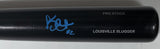 Brewers KYLE HARRISON Signed Louisville Slugger Black Bat AUTO - JSA