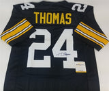 J T Thomas Signed Pittsburgh Steelers Jersey (TSE COA) 4xSuper Bowl Champion D.B