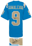 Nico Iamaleava Signed Blue Custom College Football Jersey - (SCHWARTZ COA)
