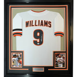 Framed Signed Matt Williams 35x39 San Francisco White Jersey JSA COA