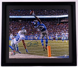 ODELL BECKHAM JR. Signed Metallic Framed 20 x 24 Photograph STEINER LE 113