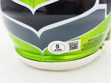 KENNETH WALKER III AUTOGRAPHED SEAHAWKS FLASH GREEN MINI HELMET BECKETT 235707