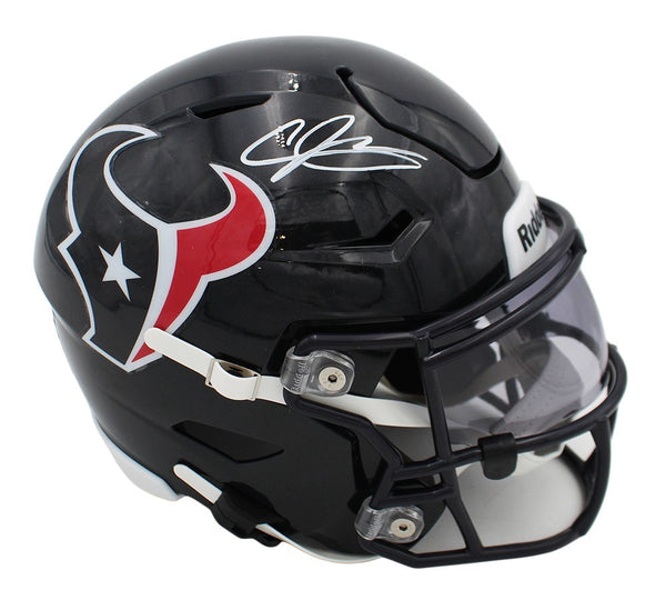 Andre Johnson Signed Houston Texans SpeedFlex Mid-Size NFL Midi Helmet