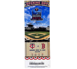 Rod Carew Signed Minnesota Twins 12x32 2010 Mega Ticket MLB Canvas with Inscr.