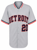 Mickey Tettleton Signed Gray Custom Baseball Jersey w/2x All Star (SCHWARTZ COA)