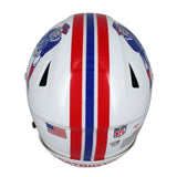 Tom Brady Autographed LFG Patriots Throwback SpeedFlex Helmet Fanatics LE 12/25