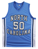 North Carolina Tyler Hansbrough Signed Carolina Blue Pro Style Jersey BAS Wit