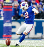 Tyler Bass Signed Buffalo Bills Jersey (Beckett) 2020 Draft Pick / Place Kicker