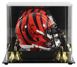 Bengals Boomer Esiason Authentic Signed Speed Mini Helmet W/ Case BAS