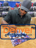 Ray Lewis Autographed/Signed Baltimore Ravens 8x10 Photo Beckett Witness 51052