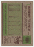Robert Brazile Signed Houston Oilers 1984 Topps Football Card #76 (SCHWARTZ COA)