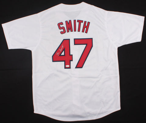Lee Smith Signed St. Louis Cardinals Jersey (JSA COA) 7xAll-Star Reliever