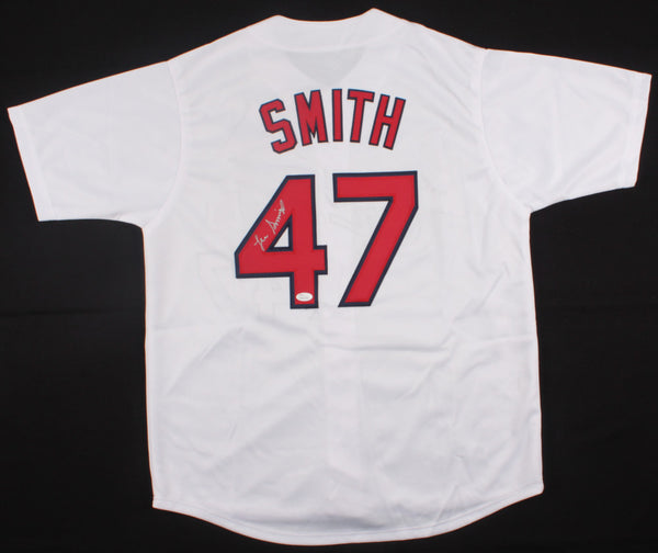 Lee Smith Signed St. Louis Cardinals Jersey (JSA COA) 7xAll-Star Reliever