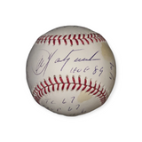 Carl Yastrzemski Signed Autographed Baseball w/ 17 Inscriptions Red Sox JSA