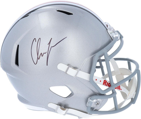 Chase Young Ohio State Buckeyes Signed Riddell Speed Replica Helmet