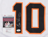 Evan Longoria Signed San Francisco Giants Photo Jersey (JSA COA) 3xAll-Star 3B