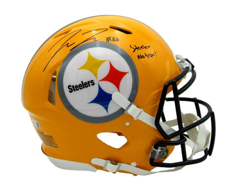 Pat Freiermuth Signed/Inscr Steelers Full Size Authentic Helmet Beckett 161944