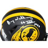 Doug Williams Signed Washington Redskins Eclipse Mini Helmet Beckett 43041