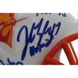 Lee Roy Selmon +4 Tampa Bay Buccaneers Signed 75-96 Mini Helmet Beckett 57282