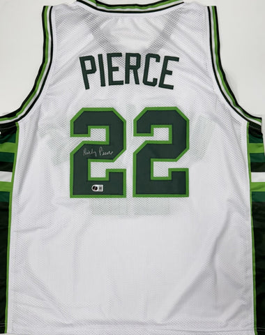 RICKY PIERCE Signed Custom Replica White Jersey AUTO - Milwaukee Bucks - BAS