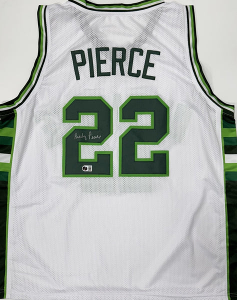 RICKY PIERCE Signed Custom Replica White Jersey AUTO - Milwaukee Bucks - BAS