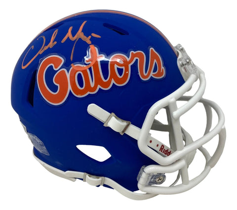 Urban Meyer Signed Florida Gators Flat Blue Mini Speed Helmet Fanatics