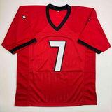 Autographed/Signed D'ANDRE SWIFT Georgia Red College Jersey JSA COA