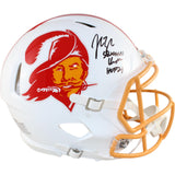 John Lynch Autographed Tampa Bay Buccaneers TB Pro Helmet 2 Insc Beckett 51459