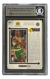 Gary Payton Signed 1993/94 Upper Deck #441 Seattle Sonics Trading Card HOF 2013