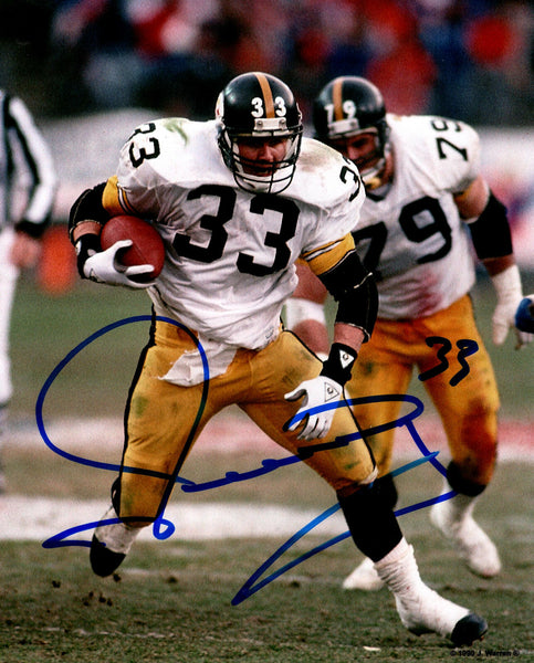 Steelers Running Back MERRILL HOGE Signed 8x10 Photo #3 AUTO