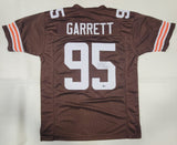 MYLES GARRETT AUTOGRAPHED SIGNED PRO STYLE XL JERSEY BECKETT QR
