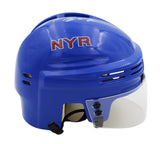 Mark Messier Signed New York Rangers Blue Sportstar Mini Helmet