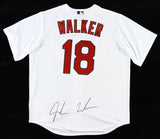 Jordan Walker Signed St Louis Cardinals Jersey (Beckett) 2020 1st Rnd Draft Pick