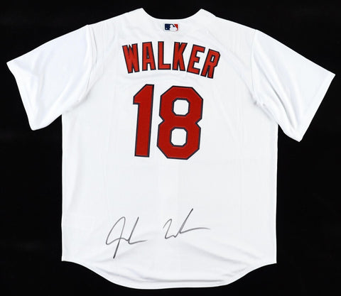 Jordan Walker Signed St Louis Cardinals Jersey (Beckett) 2020 1st Rnd Draft Pick