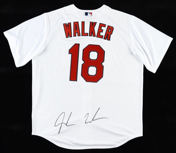 Jordan Walker Signed St Louis Cardinals Jersey (Beckett) 2020 1st Rnd Draft Pick