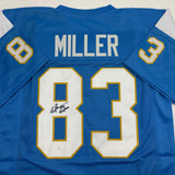 Autographed/Signed Anthony Miller San Diego LA Powder Blue Jersey JSA COA