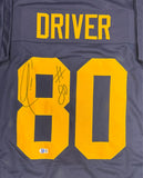 DONALD DRIVER - Green Bay Packers Signed Custom Replica Acme Jersey AUTO - BAS