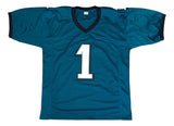 Big Dom DiSandro Philadelphia Signed Green Football Jersey BAS