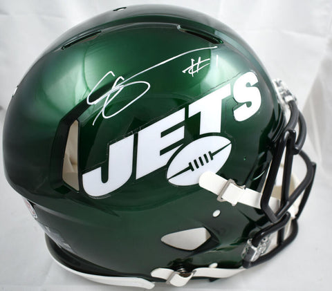 Ahmad Sauce Gardner Signed New York Jets F/S Speed Authentic Helmet- Beckett W