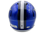 Roger Staubach HOF Autographed/Inscr Full Size Flash Replica Helmet Cowboys BAS