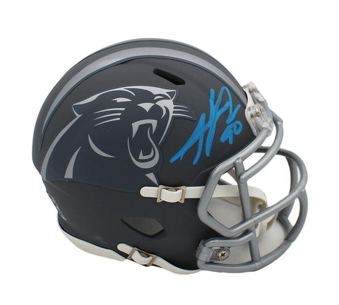 Julius Peppers Signed Carolina Panthers Speed Slate NFL Mini Helmet