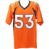 Bill Romanowski Autographed Pro Style Orange XL Jersey Beckett Witness 50826