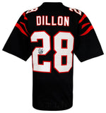 Corey Dillon (BENGALS) Signed Black Custom Jersey - (SCHWARTZ SPORTS COA)